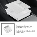For Tesla Model Y Juniper 2025 Center Console Organizer Set | Interior Storage Access lifestyle view