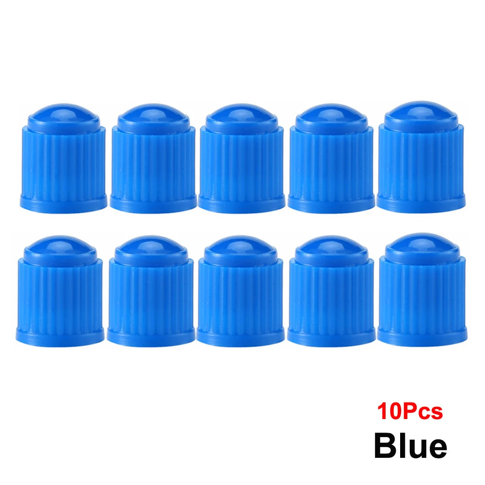 AUTCOAT Tire Stem Valve Caps | Universal Plastic Valve Covers for Cars, Trucks, Bikes alternate view
