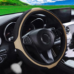 Steering Wheel Cover Without Inner Ring 37-38cm Faux Leather Diamond lifestyle view