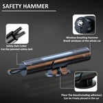 Car Window Glass Breaker Hammer Seatbelt Cutter Emergency Tungsten Steel Tip Tool for alternate view