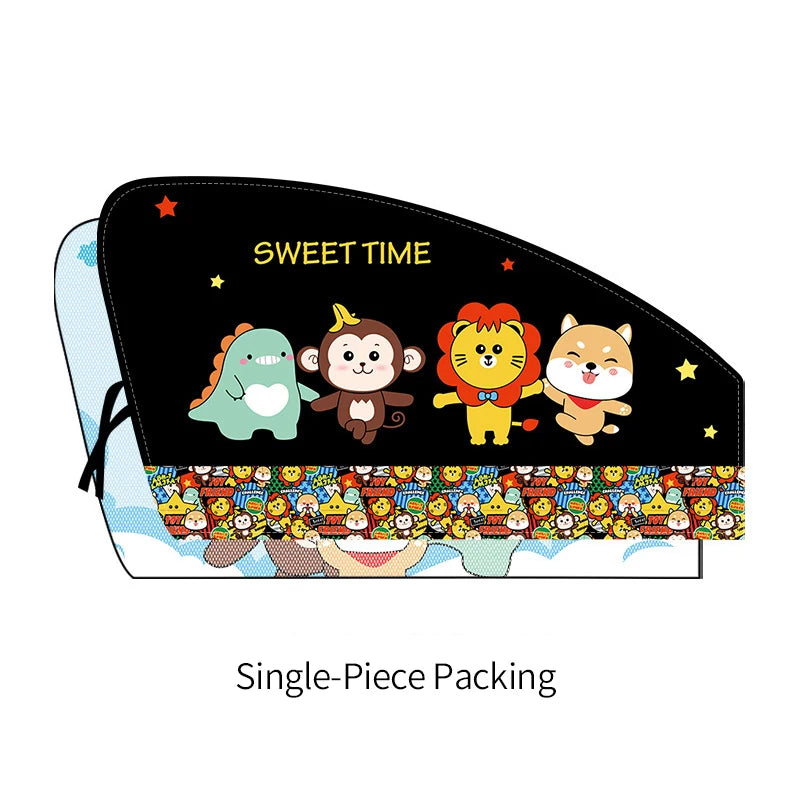 1Pcs Car Cartoon Cute Spaceman Magnet Side Window Sunshades Windshield Sunshade Rea additional angle