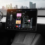 Screen Protector Frame for Tesla Model 3 Y Juniper Silicone Anti-scratch Central Control Navigation Edge Protective Accessories