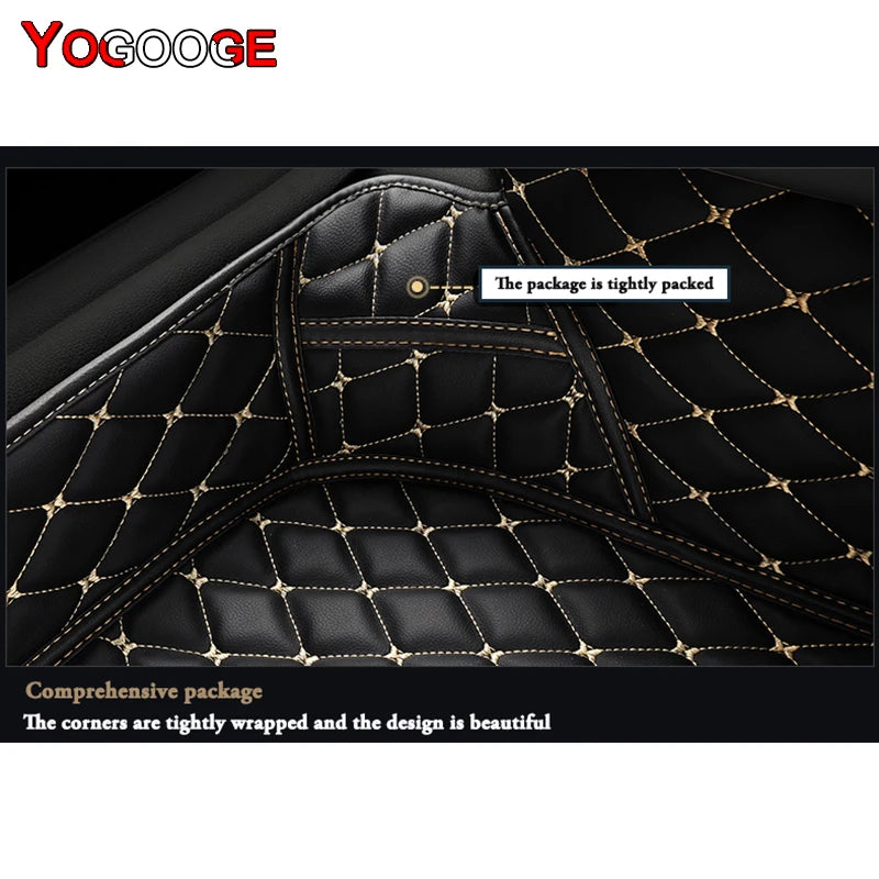 YOGOOGE Custom Car Floor Mats For Mercedes Benz ML W164 W166 Auto Carpets Foot Coche Accessorie