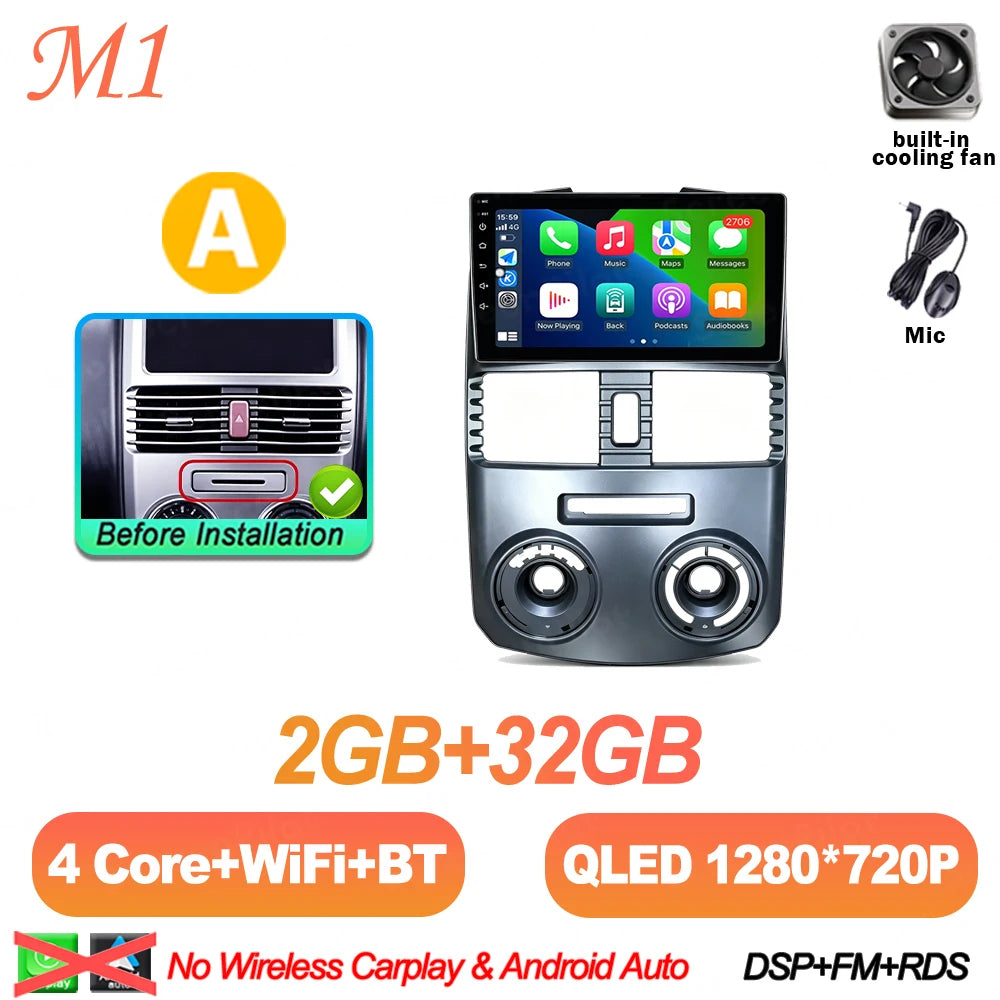 Android 16 For Toyota Rush DAIHATSU TERIOS 2006 - 2011 Car Radio Stereo Head Unit Mul lifestyle view