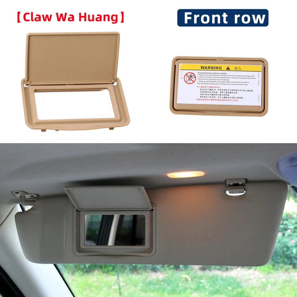 For Mercedes Benz C Class W202 1993-2000 E Class W210 1995-2002 Car Interior Sun Shade Visor Makeup Cosmetic Mirror Cover