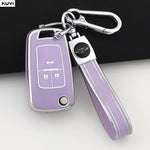TPU Car Flip Key Case Cover Shell For Chevrolet Cruze Aveo Trax Sail Malibu Captiva additional angle