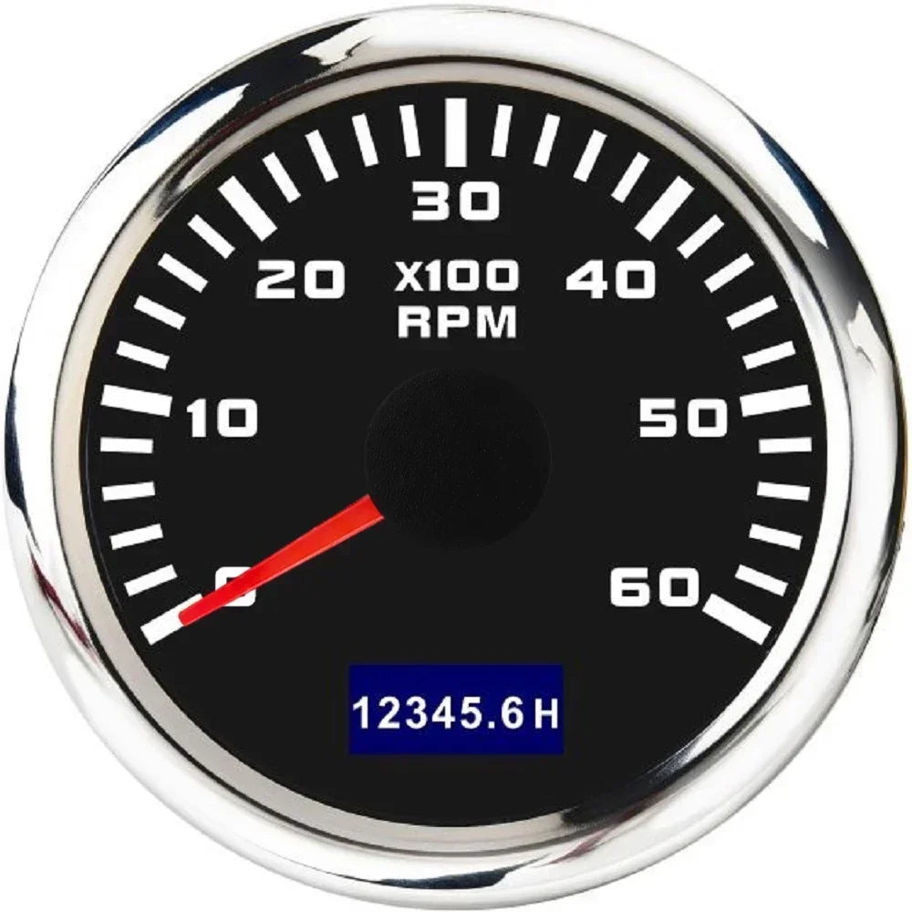 52mm Tachometer with Hourmeter | 7 Color Backlight RPM Gauge for Car Boat lifestyle view