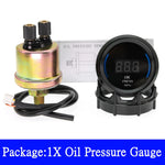52mm Car Gauge Set | Digital Turbo Boost Water Temp Oil Pressure Voltmeter alternate view