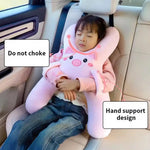 Children's Car Seat Neck Pillow with Lumbar Support detail view