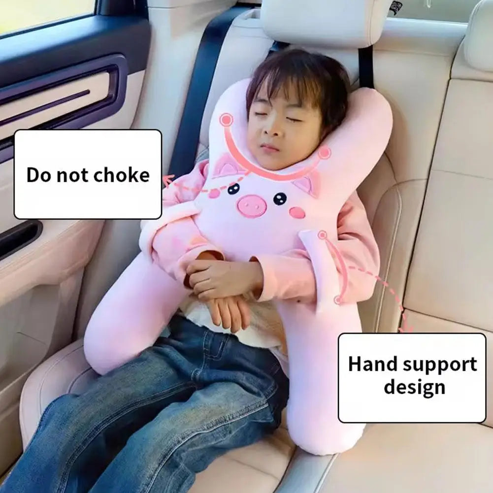Children's Car Seat Neck Pillow with Lumbar Support detail view
