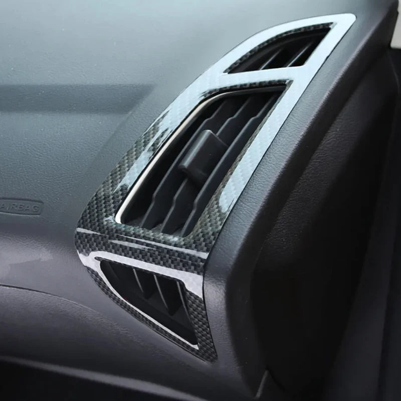 ABS Air Conditioning Vent Sequins Air Conditioner Vents Sticker for Ford Focus 3 4 2012- 2017 car accessories interior