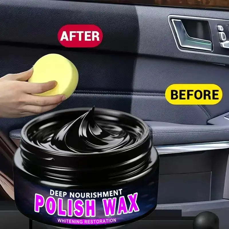 Universal Leather and Plastic Repair Polishing Wax | Automotive Interior Reconditioning Cream