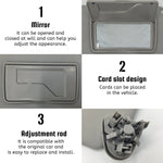 Car Sun Visor Replacement For Corolla 2001 2002 2003 2004 2005 2006 2007 Inside Left Driver Sun Shade Board Right Front Sunvisor
