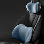 Ergonomic memory foam car seat cushion - suitable for all seasons comfort car headr additional angle
