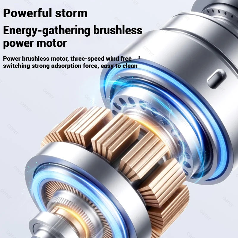 CENRR Cordless Handheld Vacuum Cleaner | 998000PA Powerful Car Vacuum with Blower detail view
