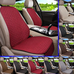 Flax Car Seat Cushion Pad Thick Fiber Filled Seat Cover detail view