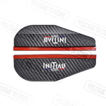 2pcs Carbon Fiber Car Rearview Mirror Rain Eyebrow | Rainproof Accessories for Rena additional angle
