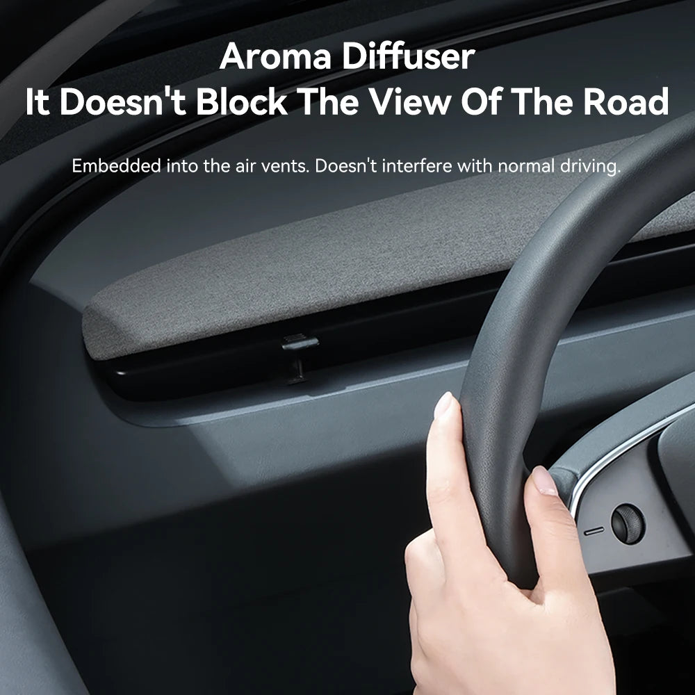 YZ Compact Air Vent Diffuser Clip for Tesla Model 3 Y Highland Juniper | Mount Adap additional angle