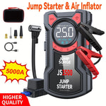 PAIVIROKU 5-in-1 Multifunctional Air Pump Jump Starter with Air Compressor 3000A Peak/150PSI Battery Jump Starter Digital Tire Inflator