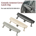 Black/Gray/Beige Car Armrest Lid Console Cover Latch Clip Catch for Audi A6/C5/C6 2005-2011 Auto Centre Console  Accessories