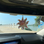 Mosaics Sun Moon wall decoration pendant popular style car incense car perfume perfume lasting fragrance pendant air outlet frag