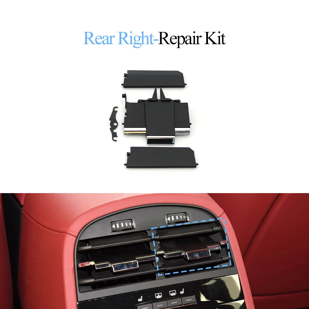 LHD RHD Car Front Rear Air Conditioning Slider Clip AC Vent Outlet Grille Repair Kit For Maserati Quattroporte M156 2013-2020