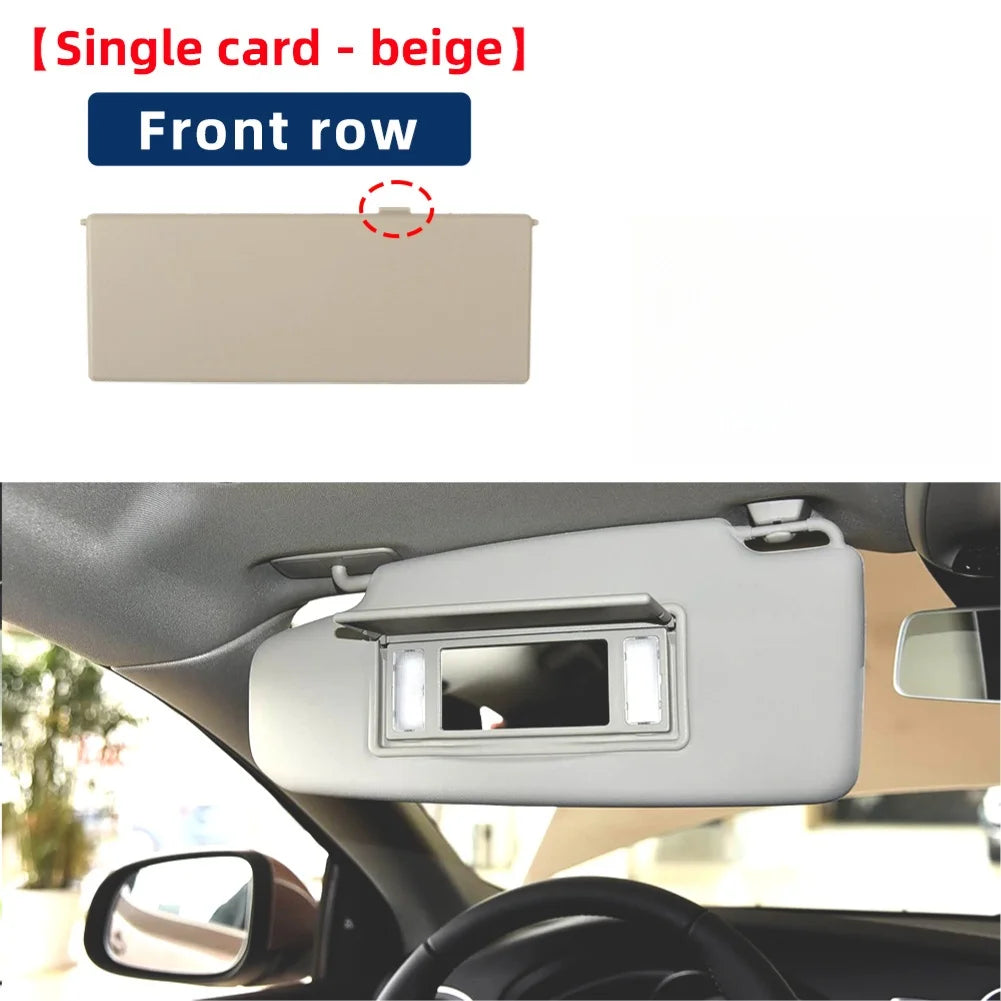 Gray Sun Visor Makeup Mirror Cover For Volvo V40 2013-2018 S60 31377713-1 Vanity Mirror Cap