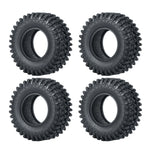 1.0 Inch Soft Rubber RC Crawler Tires 4Pcs for TRX-4M Axial SCX24 detail view