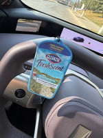 Fresh Ocean Breeze Fragrance, Bahamian Sea Breeze Scent, Five-Star Neutral Car Perfume and Non-Toxic Air Freshener |   Natural Essential Oils and Aromatherapy Scent Tablets (Noroili/Grapefruit/Cedar) |   Hanging Type and Dual