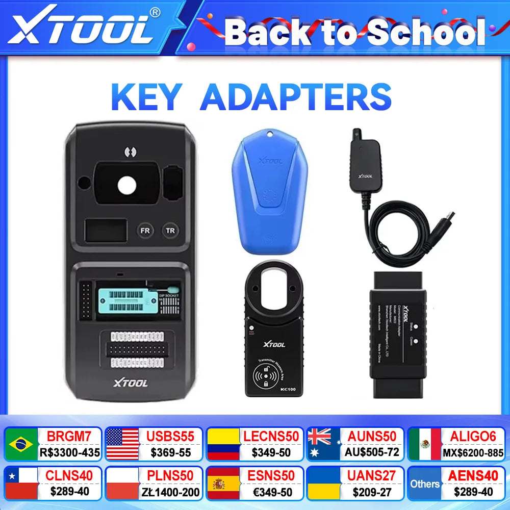 XTOOL KC501 KC100 KS01 SK1 M822 OBD2 Diagnostic Key Programming For X100PAD3 X100MAX PAD Elite D7S D