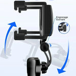 360 Rearview Mirror Car Phone Holder Mount Black close-up view