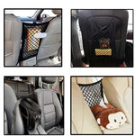 Car Storage Net Bag Between Seats Car Divider Child Safety Net Pet Barrier Elastic additional angle