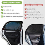 Car Window Mesh Sunshade Heat insulation and Sun Protection Strong Magnetic Sunshad additional angle