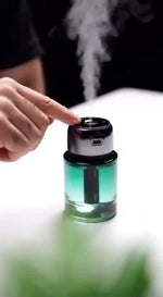 Rechargeable 160ml large-capacity glass car aromatherapy diffuser with car start-stop long-lasting fragrance spray car aromather