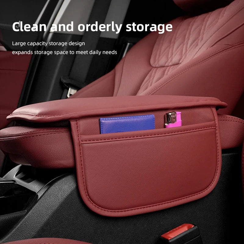 Car Armrest Pad Center Console Arm Rest Box Cover Protective Mat For Hyundai NLine I30 I20 I10 Venue Veloster Tucson Accent Kona