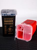 1L Tattoo Sharps Collection Bucket Eyebrow Trimmers Glass Fragments Storage Box Needle D detail view
