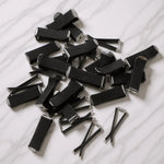 Automotive Vent Clips Air Freshener Holder 30 Pieces Black | 22Mm Screw Hole additional angle