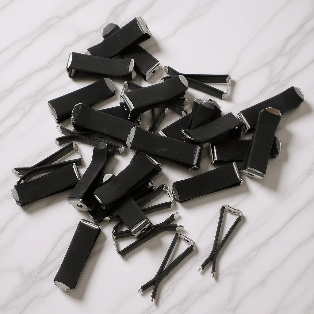 Automotive Vent Clips Air Freshener Holder 30 Pieces Black | 22Mm Screw Hole additional angle