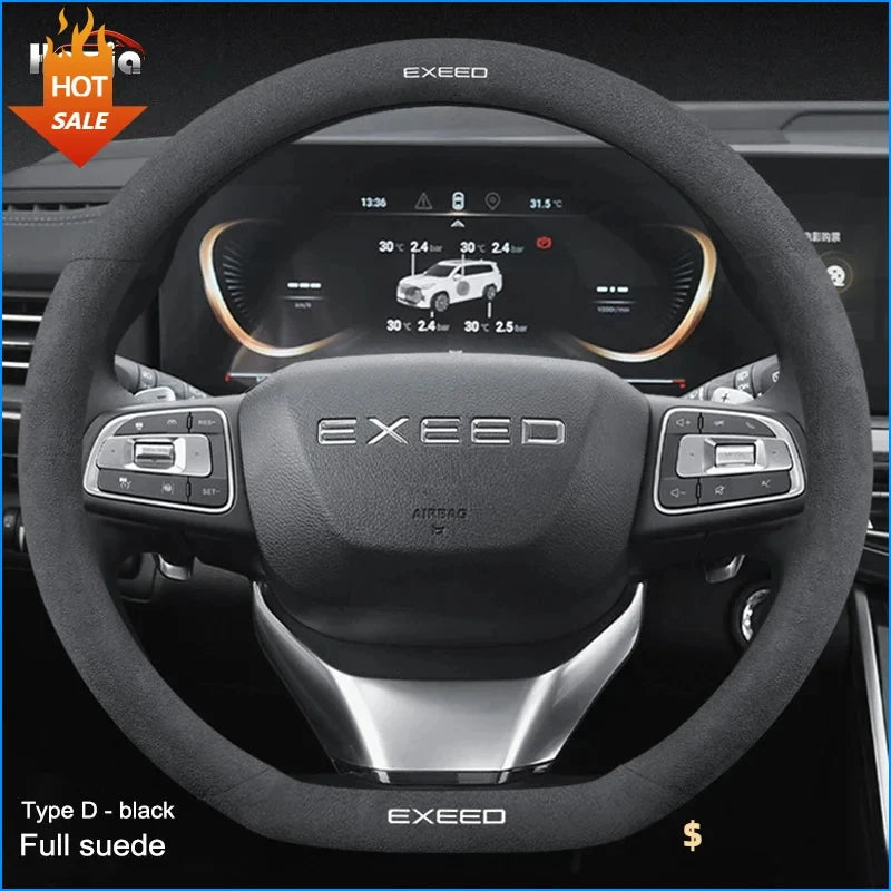 For Chery Exeed TXL TX VX LX RX ET ES C-DM EX-7 Car Steering Wheel Cover Automobile i alternate view
