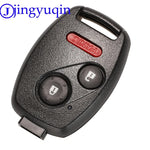 jingyuqin With Rubber Pad Car Key Remote Fob Cover For Honda Accord CRV Pilot Civic 20 close-up view