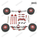 MN82 Remote Control Car Upgrade Metal Front and Rear Axle Drive Shaft Shock Absorber Tire for MN 1/12 MN82T LC79 MN82S MN82Pro