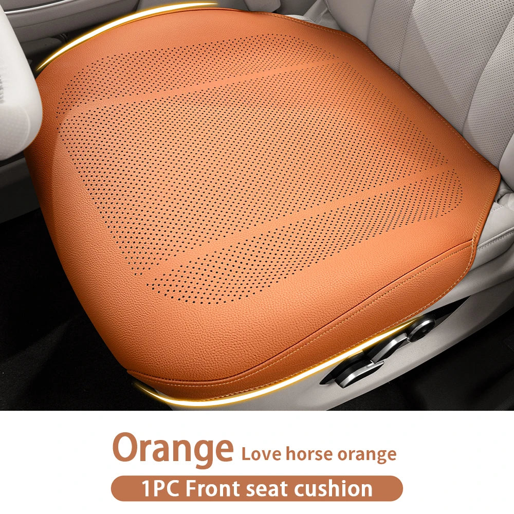 Car Seat Cushion Artificial Leather Breathable Four Seasons alternate view