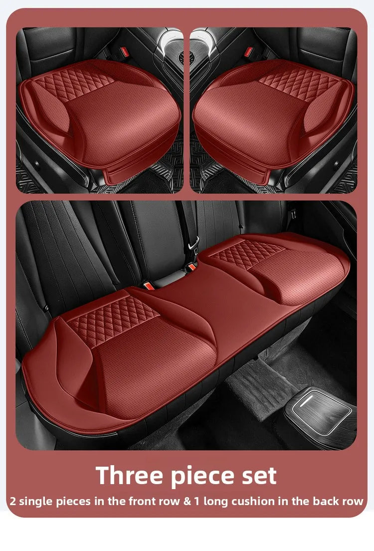 Universal Ergonomic Car Seat Cover Built-in 6cm Lumbar Support and Leg Bolster Breathabl detail view