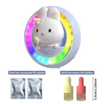 RGB Voice-Controlled Car Air Vent Rhythm Light | Aromatherapy Diffuser with 2 Unsce additional angle