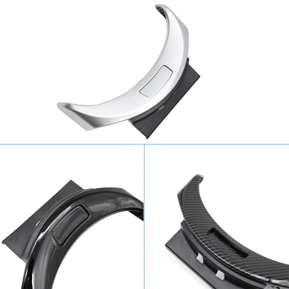 Central Storage Glove Box Console Armrest Cover Switch Button For Mercedes Benz C Clas close-up view