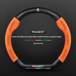 Car Steering Wheel Cover For Peugeot 106 107 108 206 207 208 301 307 308 406 407 408 5 close-up view