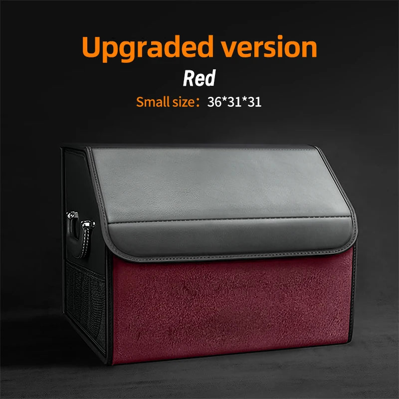 Car Trunk Organizer – Large Capacity Suede Foldable Storage Box (3 Sizes, 10 Colors) detail view