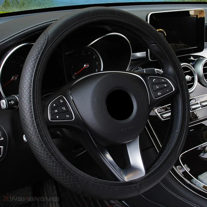Steering Wheel Cover Braid Car Accessories close-up view