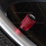 For Ford Puma Cougar Emblem MK3 MK5 MK6 MK4 ST Line 4Pcs Aluminum Car Tire Valve Caps | detail view
