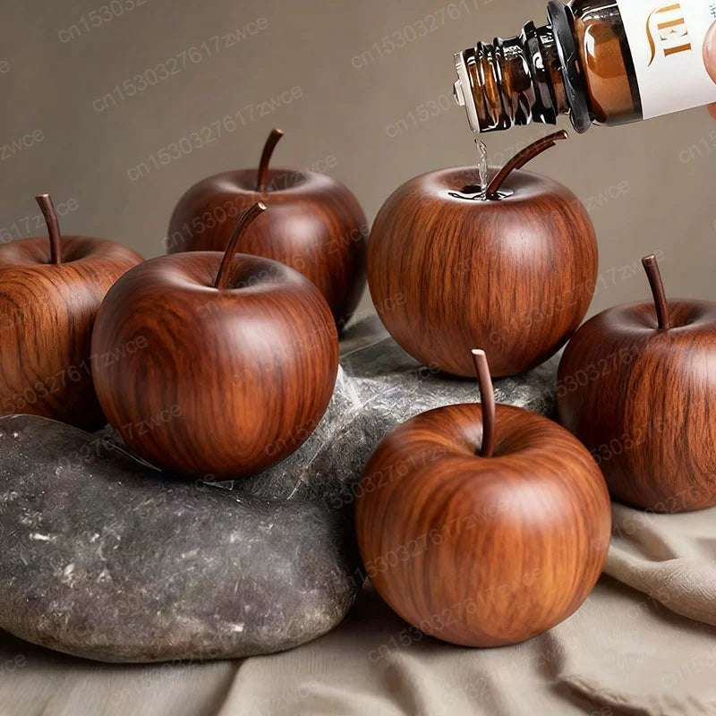 Maple Wood Apple Essential Oil Diffuser | Natural Aroma Diffuser for Home Decor